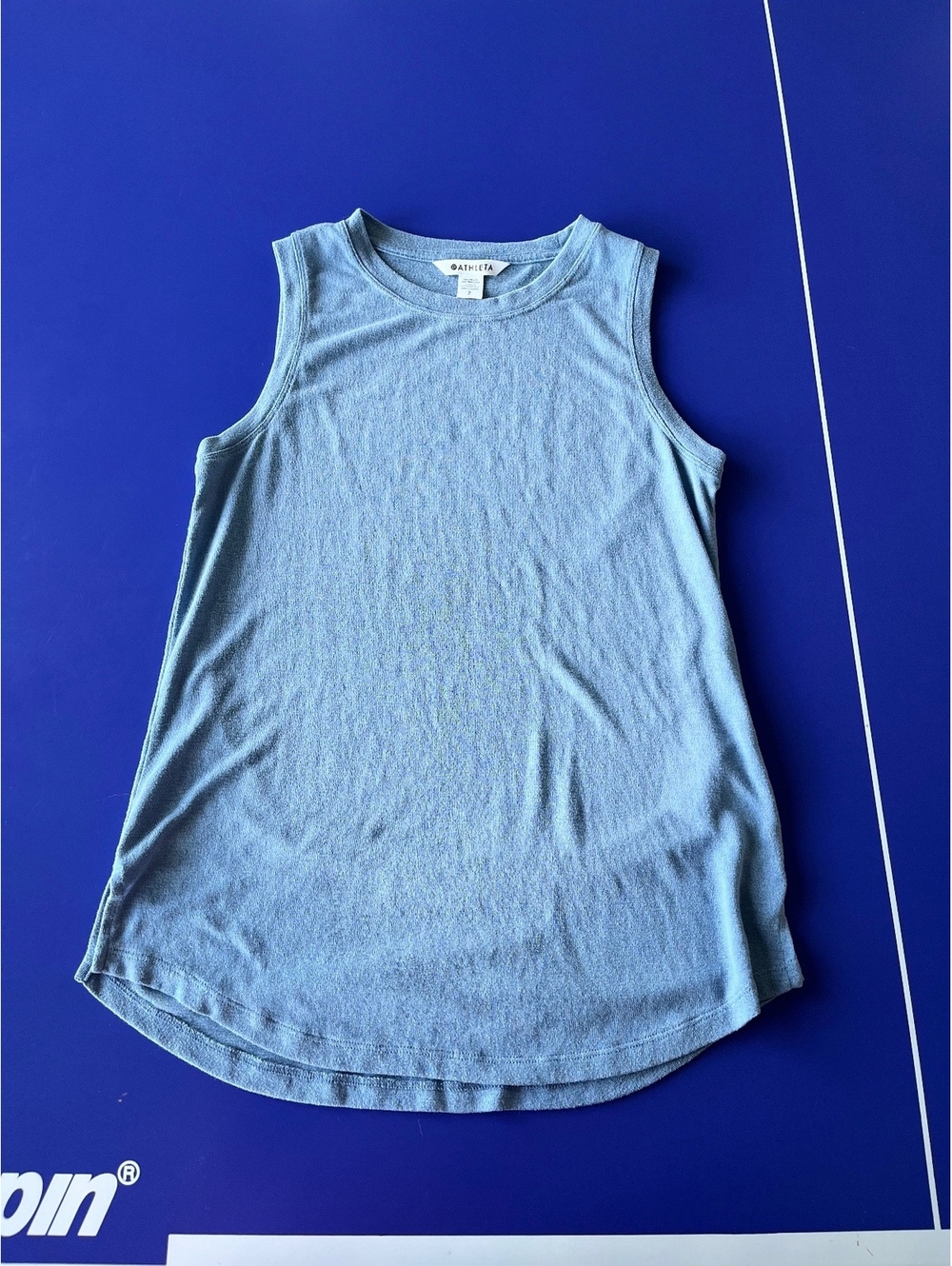Athleta Light Blue Sleeveless Tank Top Size Women’s Small Long